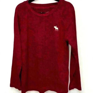 Abercrombie Kids - Girl’s Red Long Sleeve Sweater Size 5-6 years
